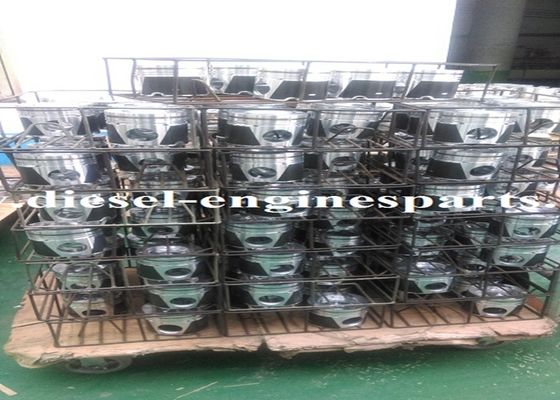 6D105 Forged Steel Pistons Phosphating Bright Color Diesel Engine Parts