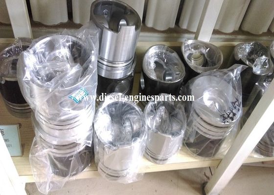 6D105 Forged Steel Pistons Phosphating Bright Color Diesel Engine Parts