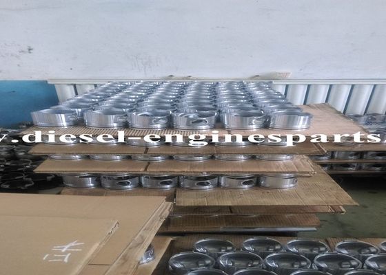 6D105 Forged Steel Pistons Phosphating Bright Color Diesel Engine Parts