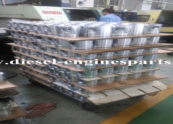6D125 Diesel Engine Piston Aluminum Phosphating High Temperature Resistant